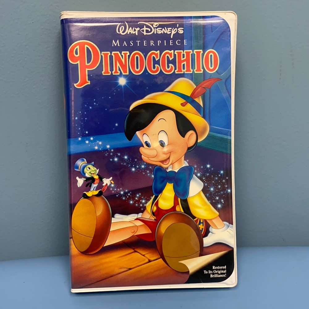 Pinocchio VHS tape